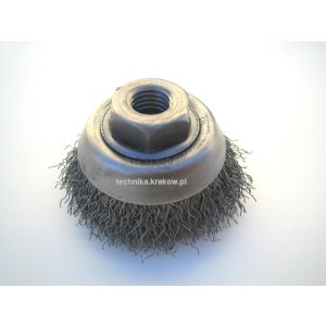 Szczotka doczołowa fi 60 z gwintem M-14