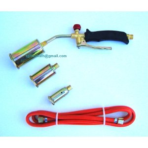 Palnik propanowy dekarski 3 dysze  z wężem 1,5m  