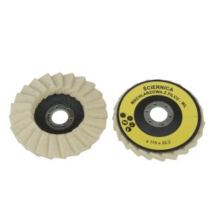 Ściernica wachlarzowa z filcu 125x22,2