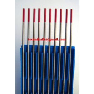 Elektroda wolframowa  fi 1,0 x 175   WT-20  CZERWONA