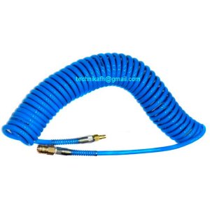 Wąż spiralny poliuretanowy pneumatyczny kompletny 12x8   5m  RECTUS