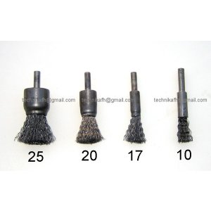 Szczotka pędzelkowa  fi 20 z trzpieniem fi 6