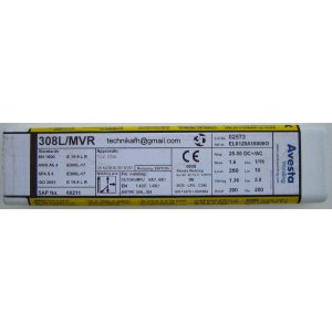 Elektroda do stali NIERDZEWNEJ 308L  fi 1,5  pacz. 0,75kg   AVESTA