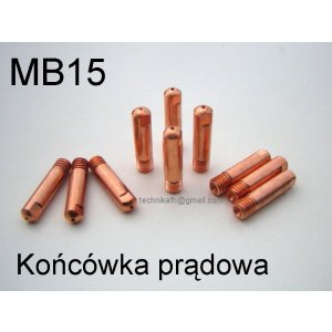 Końcówka prądowa MB15 TW15 MIG/MAG    10szt.