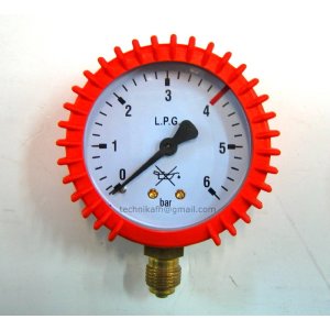 Manometr propan LPG  0-6 bar  