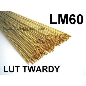 Lut mosiężny LM60K fi 1,5 x 500mm  (L-CuZn40)      1szt.