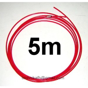 Prowadnica teflonowa do drutu aluminiowego 5m na drut fi 1,0-1,2
