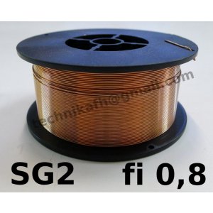 Drut stalowy SG2  fi 0,8  szp.1kg