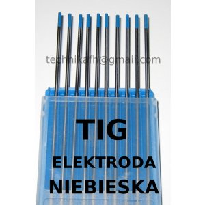 Elektroda wolframowa  fi 2,0 x 175   WL-20   NIEBIESKA  do ALU