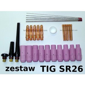Komplet części  TIG  SR17  SR18  SR26   29szt.