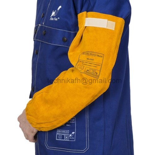 Rękaw skórzany z dwoiny dla spawacza /para/ GOLDEN BROWN WELDAS