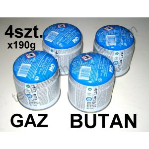 Kartusz - nabój butan 190g  CFH  GERMANY  /kpl.4szt./