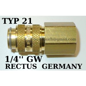 Szybkozłączka TYP 21 GWINT WEW. 1/4"    RECTUS