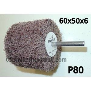 Ściernica trzpieniowa z włókniny ściernej   60x50x6 P80