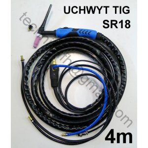 Uchwyt spawalniczy TIG SR-18 dł.4m /chłodzony cieczą/ MAGNUM   