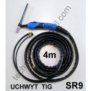 Uchwyt spawalniczy TIG  SR-9 FLEX  dł.4m  SKÓRA 