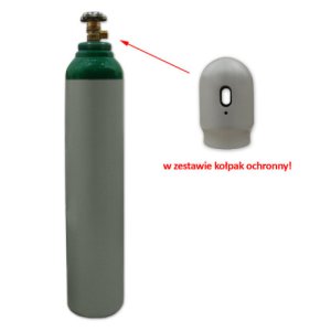 Butla mieszanka CO2/ARGON 8 LITRÓW pełna z kołpakiem