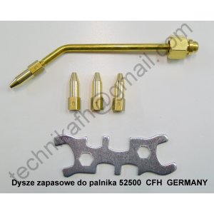 Zestaw zapasowych dysz 4szt.  CFH  GERMANY  do palnika 52500