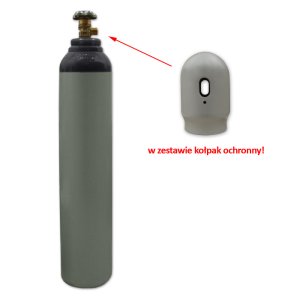 Butla azotowa 8 litrów  z kołpakiem ochronnym /pełna/