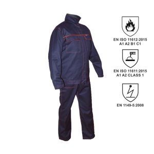 Ubranie spawacza PROFFLAM ANTISTATIC /bluza+spodnie do pasa/