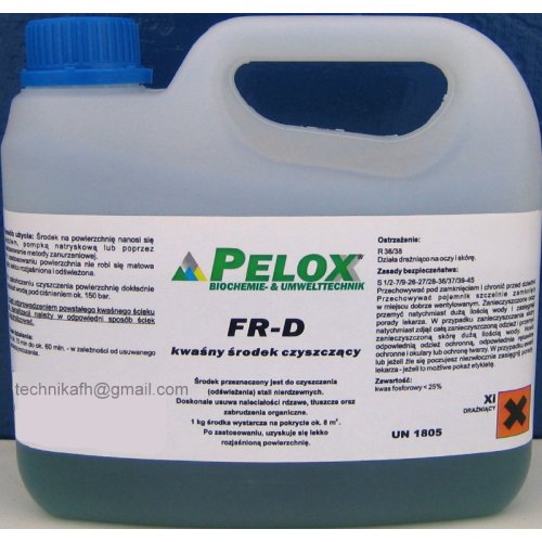 PELOX FR-D kwaśny preparat czyszczący op. 5kg