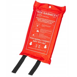 Koc gaśniczy szklany 180x120cm