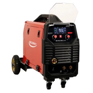 PÓŁAUTOMAT INWERTER WELDMAN MIDI MIG 210 SYNERGIA 230V 220A MMA TIG LIFT DC FLUX  