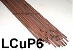 Lut twardy CuP6    2,5 x 500mm    1kg