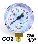 Manometr  CO2/Argon  0-20 l/min gwint 1/8"  /do reduktorów MINI/ 