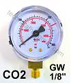 Manometr  CO2/Argon  0-315 bar gwint 1/8"  /do reduktorów MINI/ 