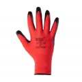 Rękawice oblewane lateksem VIPER RED