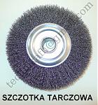 Szczotka tarczowa  fi 150 z otworem fi 22,2  szer.30mm